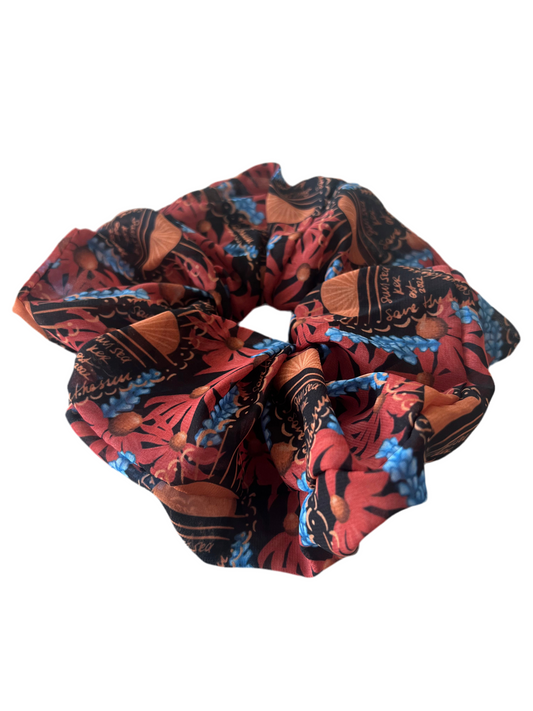 Sun & flowers Scrunchie