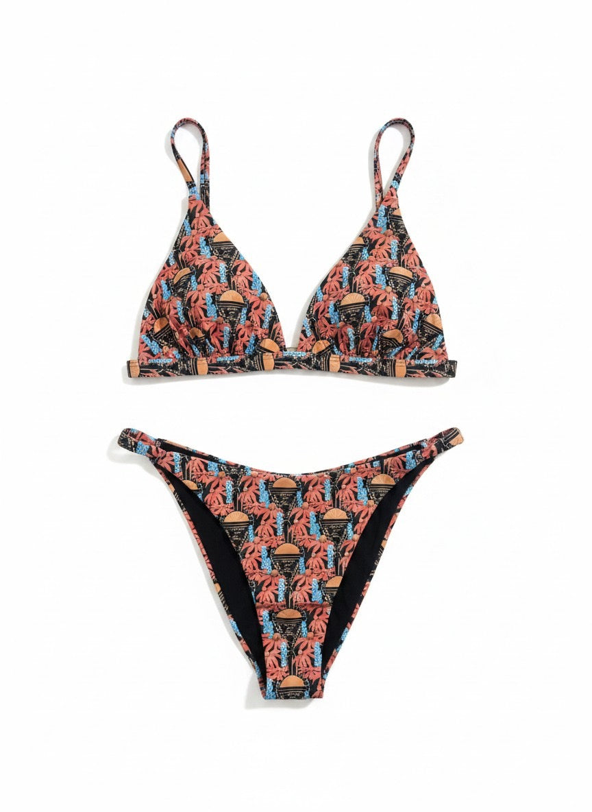 Thalia Bikini Set (Sun&flowers)